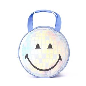 Yoobi SmileyWorld Round Disco Ball Lunch Tote - Blue